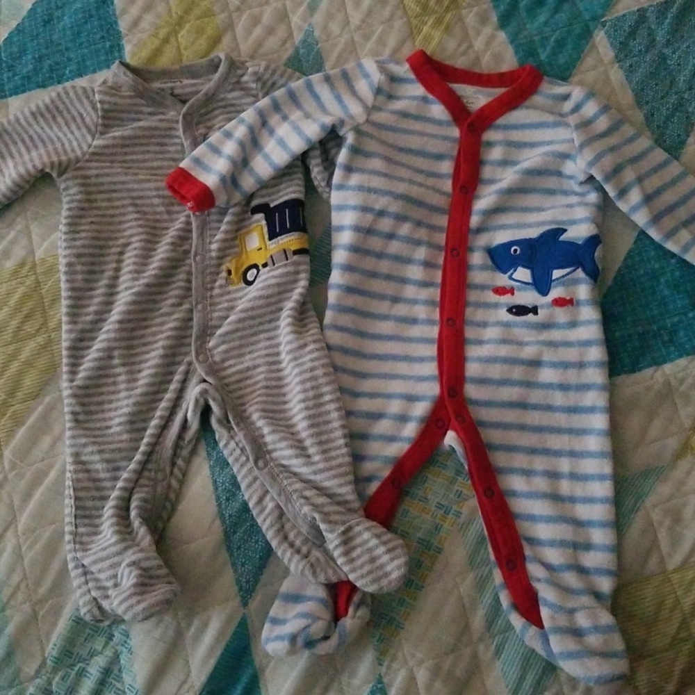 3 Month Baby Boy Sleepers